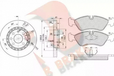 R BRAKE 3r07589042 -  